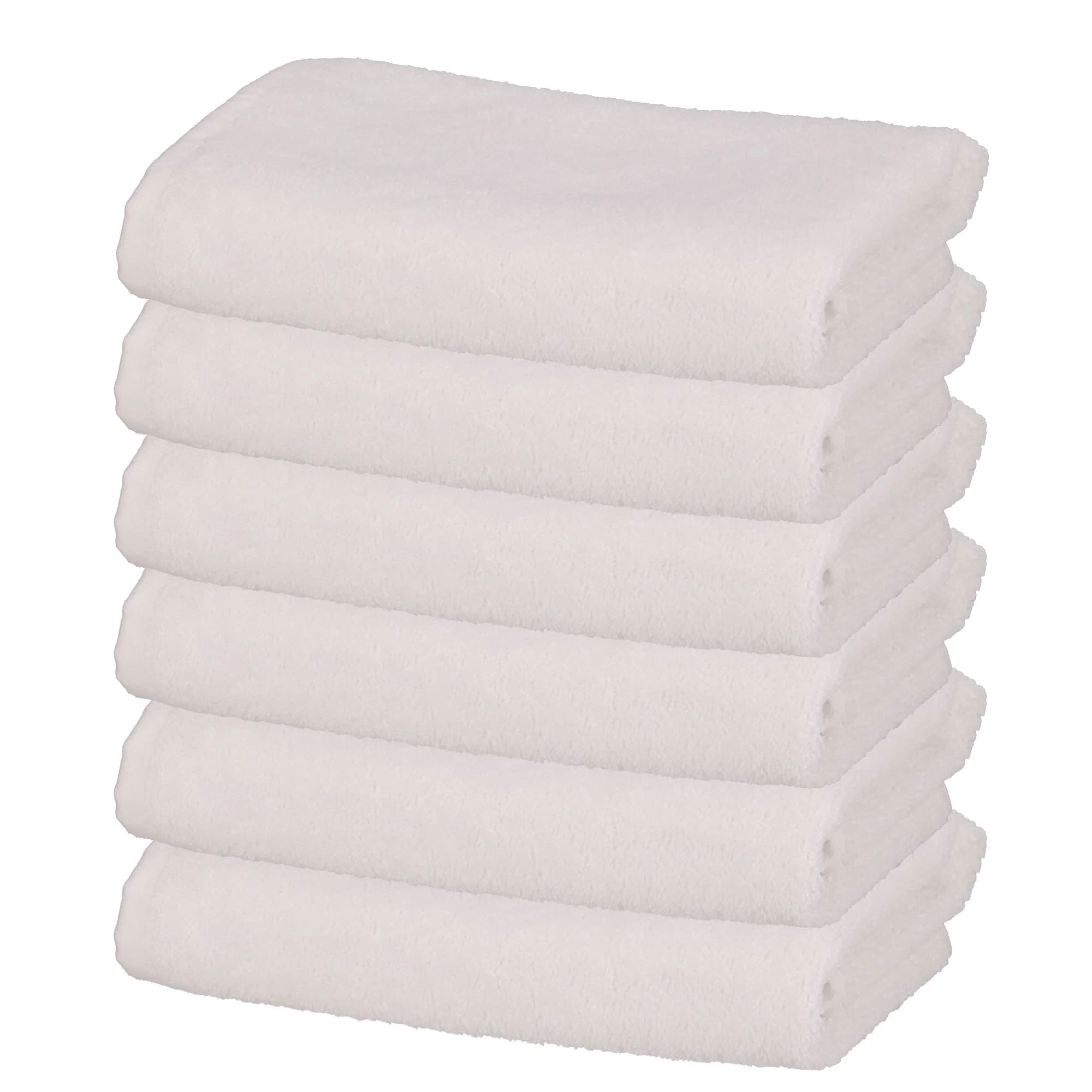 Set de 6 Toallas Hoteleras de Baño #5 Blanco